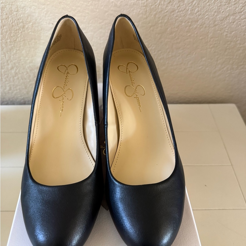 Jessica Simpson Sampson Classic Black Heels
